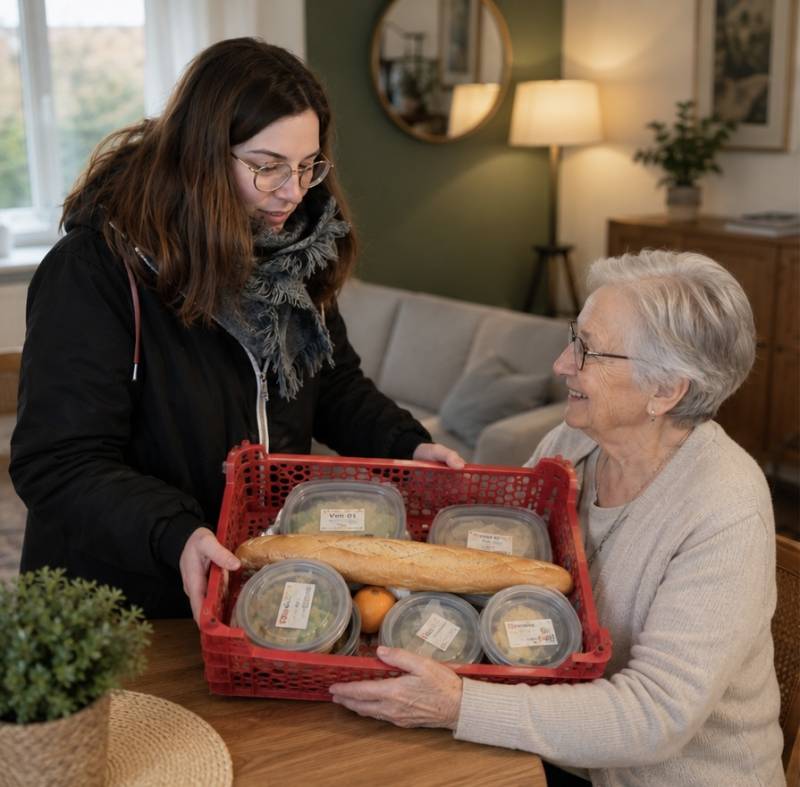 Les Repas Cauchois, service à la personne pour le portage de repas à domicile en livraison sur le Pays de Caux