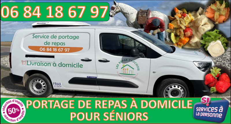 Portage de repas à domicile à Octeville-sur-Mer : des repas sains, locaux et livrés chez vous