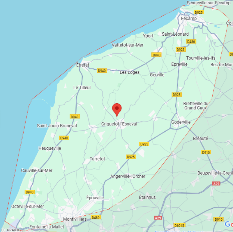 Carte des communes desservies